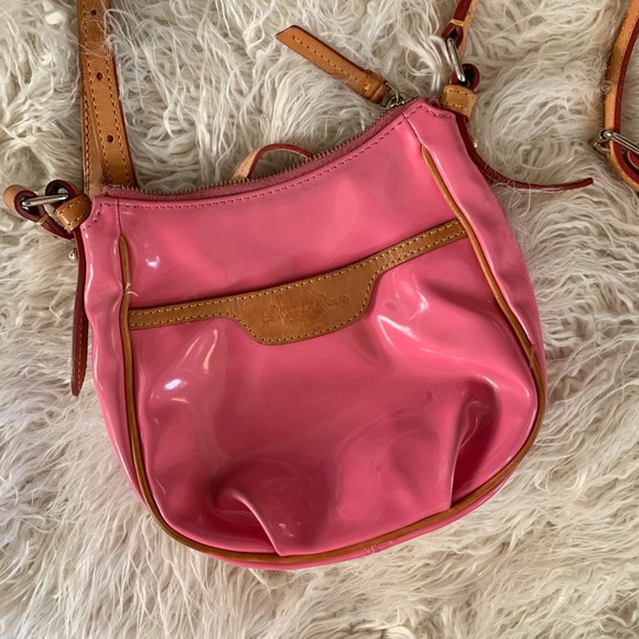 Dooney & Bourke Pink Bag With Leather Details - Picture 2 of 11